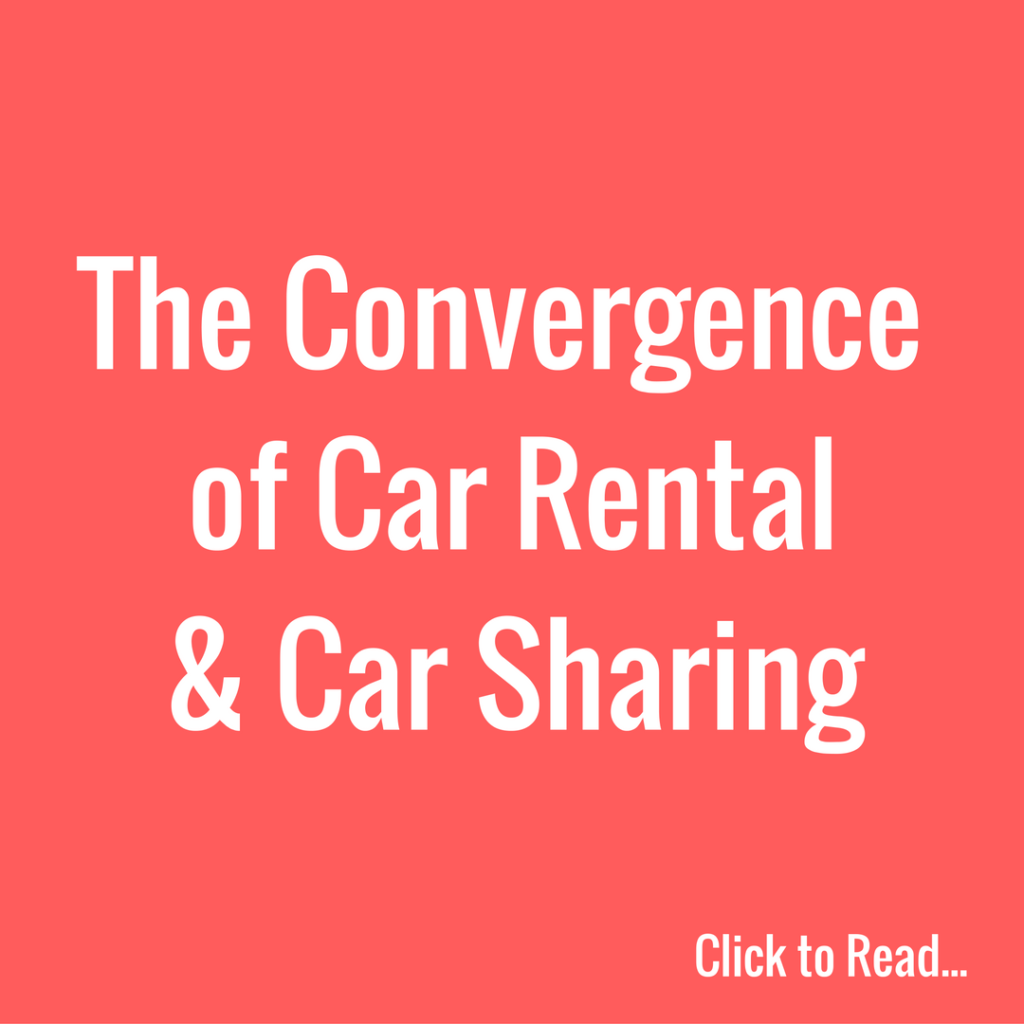The Convergence of Car Rental and Car Sharing?